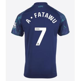 Pánské fotbalový oblečení Leicester City Issahaku Fatawu #7 Venkovní košile 2025-26 Krátkým Rukávem